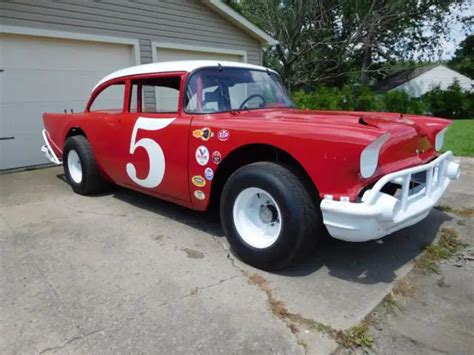 1957 Chevy Vintage Race Cardirt Trackstock Car Circle Track