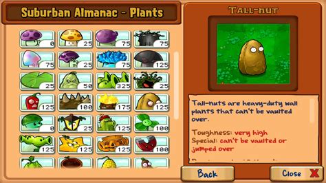 Plants Vs Zombies Almanac Everything Unlocked YouTube