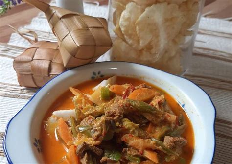 Resep Sayur Ketupat Daging Sapi Oleh Lathifah Alawy Cookpad