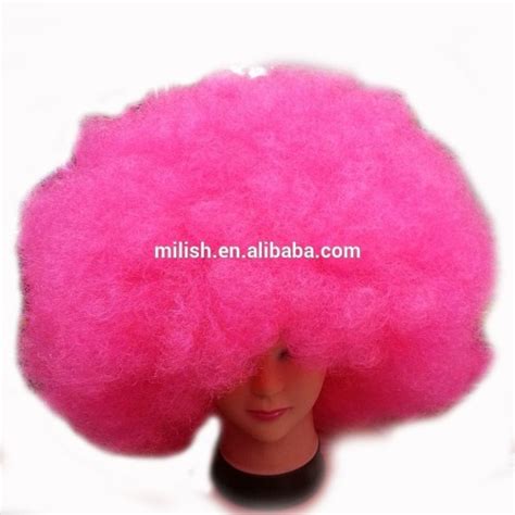 Mpw 0400 180g Party Supplier Inflated Kinky Novelty Huge Big Pink Afro Wig High Quality Mpw