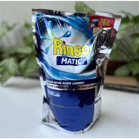 Jual Rinso Matic Liquid Detergen Professional Liter Kemasan Baru