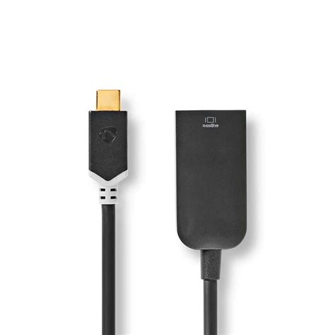 USB C Adapter USB C Till HDMI 4K 60Hz 0 2m Svart Teknikdelar Se