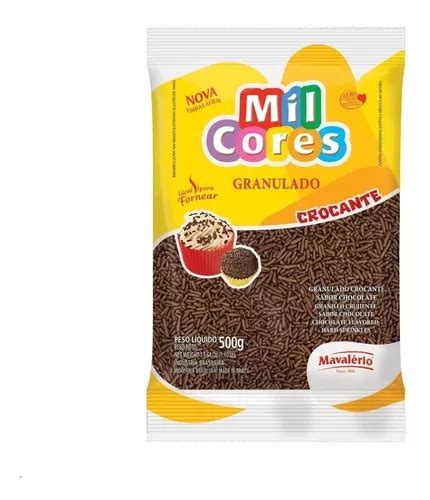 Pacotes Granulado Crocante Chocolate G Maval Rio