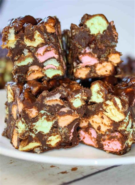 Chocolate Peanut Butter Marshmallow Squares Kiss Gluten Goodbye