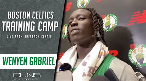 Wenyen Gabriel REACTS To Signing With Celtics YouTube