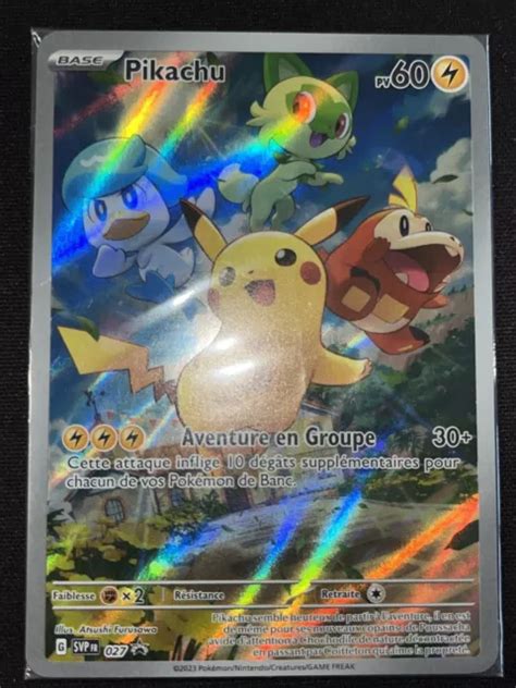 Carte Pok Mon Pikachu Promo Svp Ev Evolution Pald A Fr