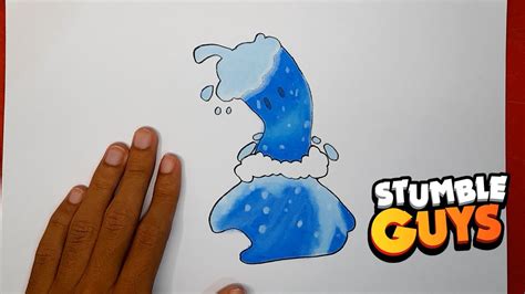 Stumble Guys Tidal Wave New Skin Easy Drawing Youtube