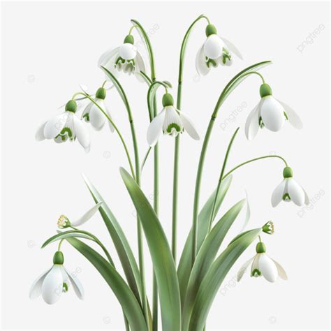 Snowdrops Standing Out On A Dark Canvas Snowdrops Standing Out On A