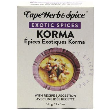 Buy Cape Herb & Spice Exotic Spices Korma at Well.ca | Free Shipping ...
