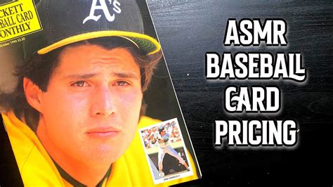 ASMR SOUNDS AND TRIGGERS Pricing Baseball Cards Sports Card ASMR