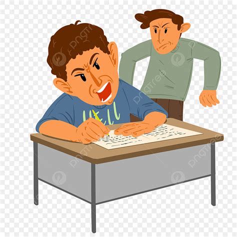 Test Taking Exam Cartoon