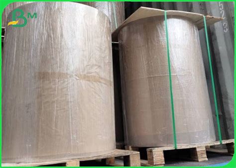 100 Wood Pulp 80gsm 120gsm Food Grade Brown Kraft Paper Roll