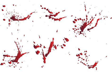 Red vector blood drip collection 33950971 Vector Art at Vecteezy