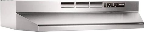 Broan Nutone 413004 Non Ducted Ductless Range Hood With Lights Exhaust Fan For Under