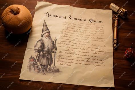 Premium Ai Image A Traditional Sinterklaas Poem On A Piece