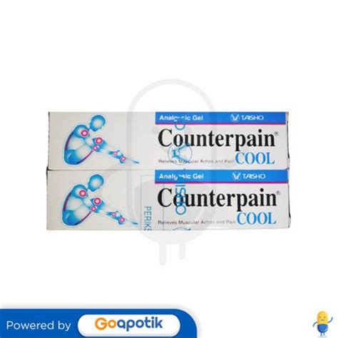 Counterpain Cool Gram Tube Buy Get Kegunaan Efek Samping