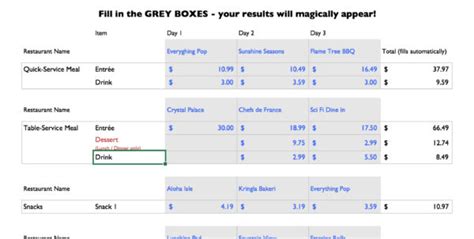 Disney Dining Plan Spreadsheet Spreadsheet Downloa disney dining plan ...