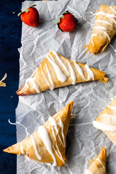 Strawberry Turnovers With Phyllo Dough Baran Bakery