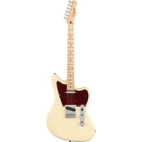 Squier Paranormal Offset Telecaster Maple Fingerboard Tortoiseshell Pickguard Olympic White