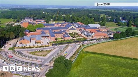 Drone Footage Shows Stanford Hall Rehab Centre Progress BBC News