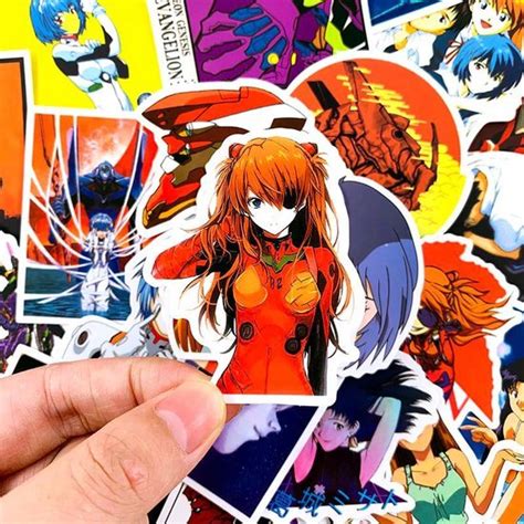 Mix Van 50 Unieke Neon Genesis Evangelion Anime Cartoon Stickers Bol