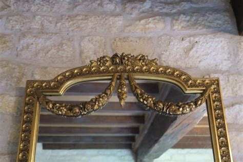 Lot De Miroir De Style Louis Xvi En Bois Et Stuc Dor D Cor De Frise