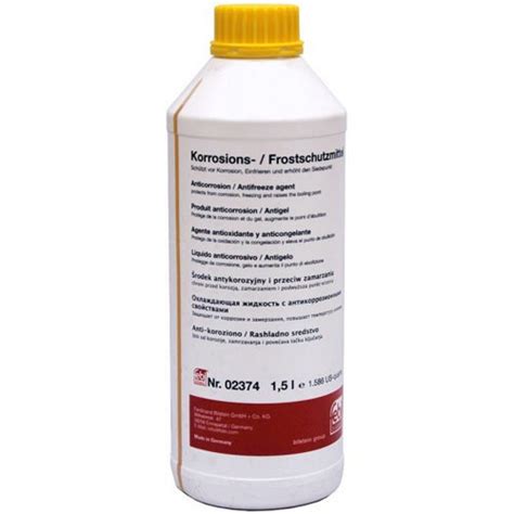 Купить желто-зеленый концентрат Antifreeze FEBI . Охлаждающая жидкость ...