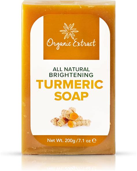 Glo Melanin Organic Turmeric Soap For Dark Spots And Acne Turmeric Soap For Skin