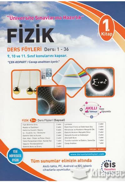 Üniversite Sınavlarına Hazırlık Fizik DAF Ders Anlatım Föyleri 1 Kitap