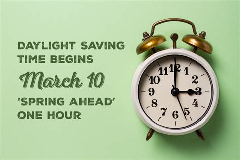 Daylight Saving Time Begins Tonight Paul Jacobs