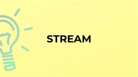 stream meaning  hindi careerguide
