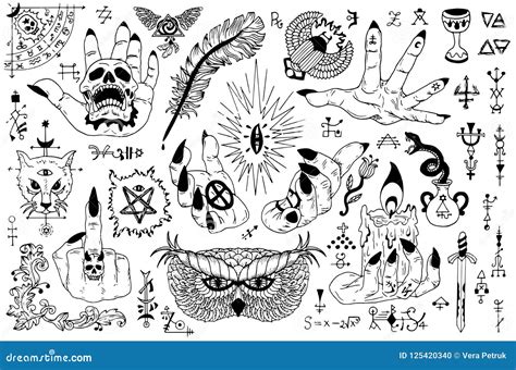 Gothic Symbols Tattoo