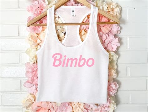 Bimbo Women S Crop Tank Xs 2xl Etsy