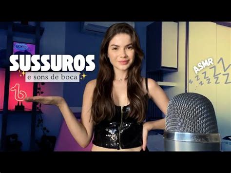 ASMR 6 CARIOCAS SUSSURRANDO PRA TE FAZER DORMIR SONS DE BOCA