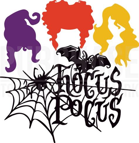 Hocus Pocus Spider Svg Hocus Pocus Sanderson Svg Hocus Pocus Clipart