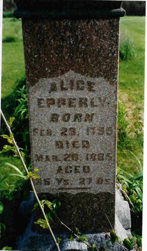 Alice Alley Wade Epperly Find A Grave Reminne