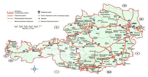 Highways map of Austria | Austria | Europe | Mapslex | World Maps