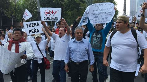 Almomento Inicia Protesta Sobre Paseo De La Reforma Por Alza De