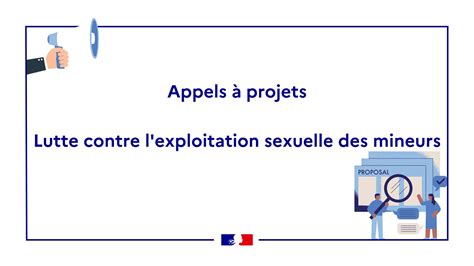 Appels à Projets Lutte Contre Lexploitation Sexuelle Des Mineurs