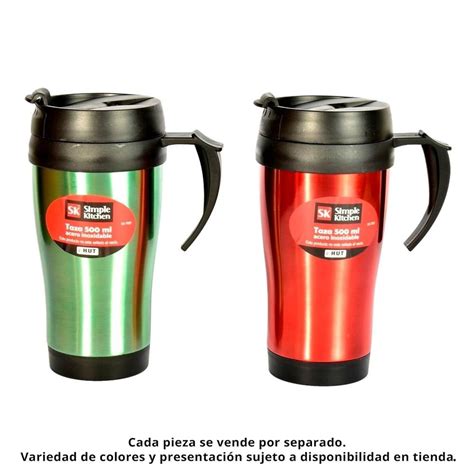 Termo H U T Internacional Simple Kitchen 500 Ml Acero Inoxidable Varios