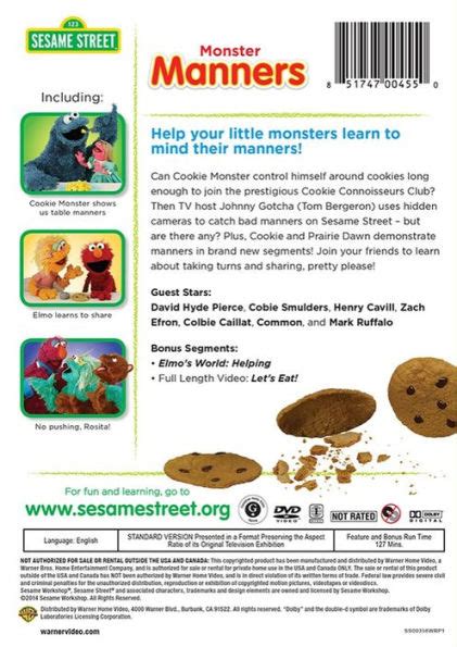 Sesame Street Monster Manners By Joey Mazzarino Joey Mazzarino Dvd Barnes And Noble®