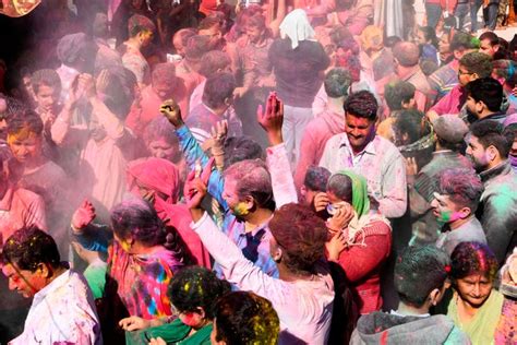 India Celebrates Holi The Spring Festival Of Colors