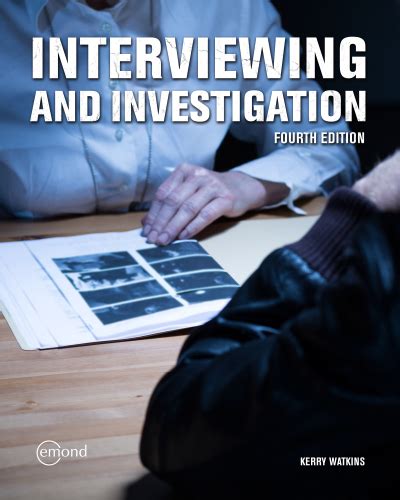 Interviewing And Investigation 4th Edition Emond Publishing