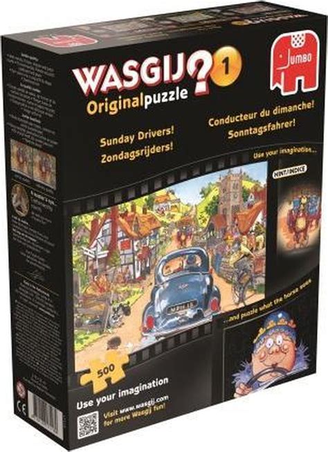 Wasgij Original 1 Zondagsrijders Puzzel 500 Stukjes