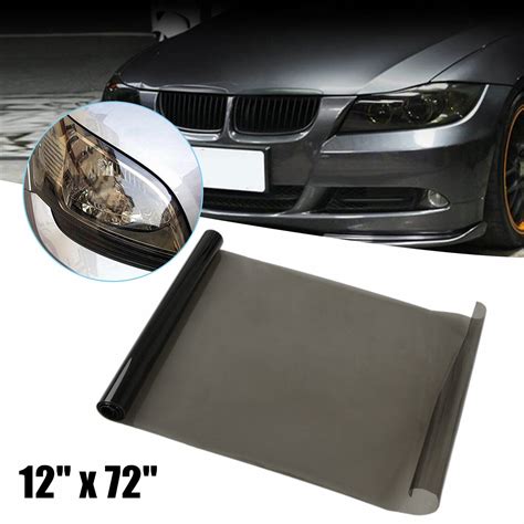 Self Adhesive Auto Car Tint Led Headlight Taillight Fog Light Vinyl Smoke Film Sheet Sticker