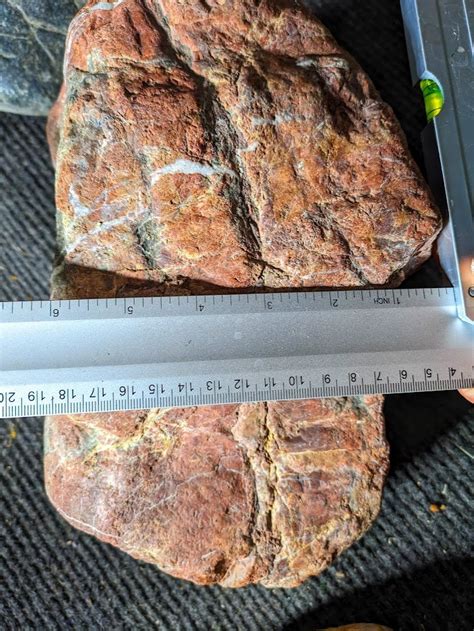 Extra Large Red And Green Jasper W Quartz Veins Lbs Magnificent Rough