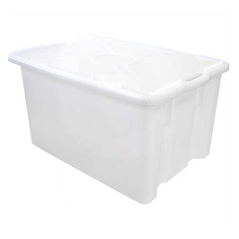 White Food Grade Polyethylene Box With Lid L Food Polsinelli Enologia