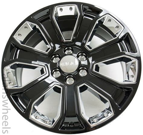 Yukon Denali Rims Yukon Denali Black And Chrome Rims Yukon