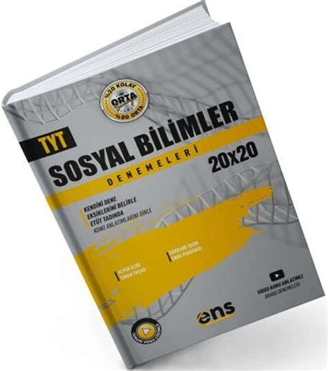 ENS Yayıncılık TYT Sosyal Bilimler 20 x 20 Deneme Kitapİşler İşler