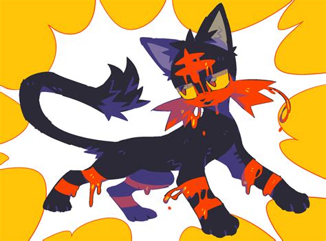 Litten By Murkbone On Deviantart